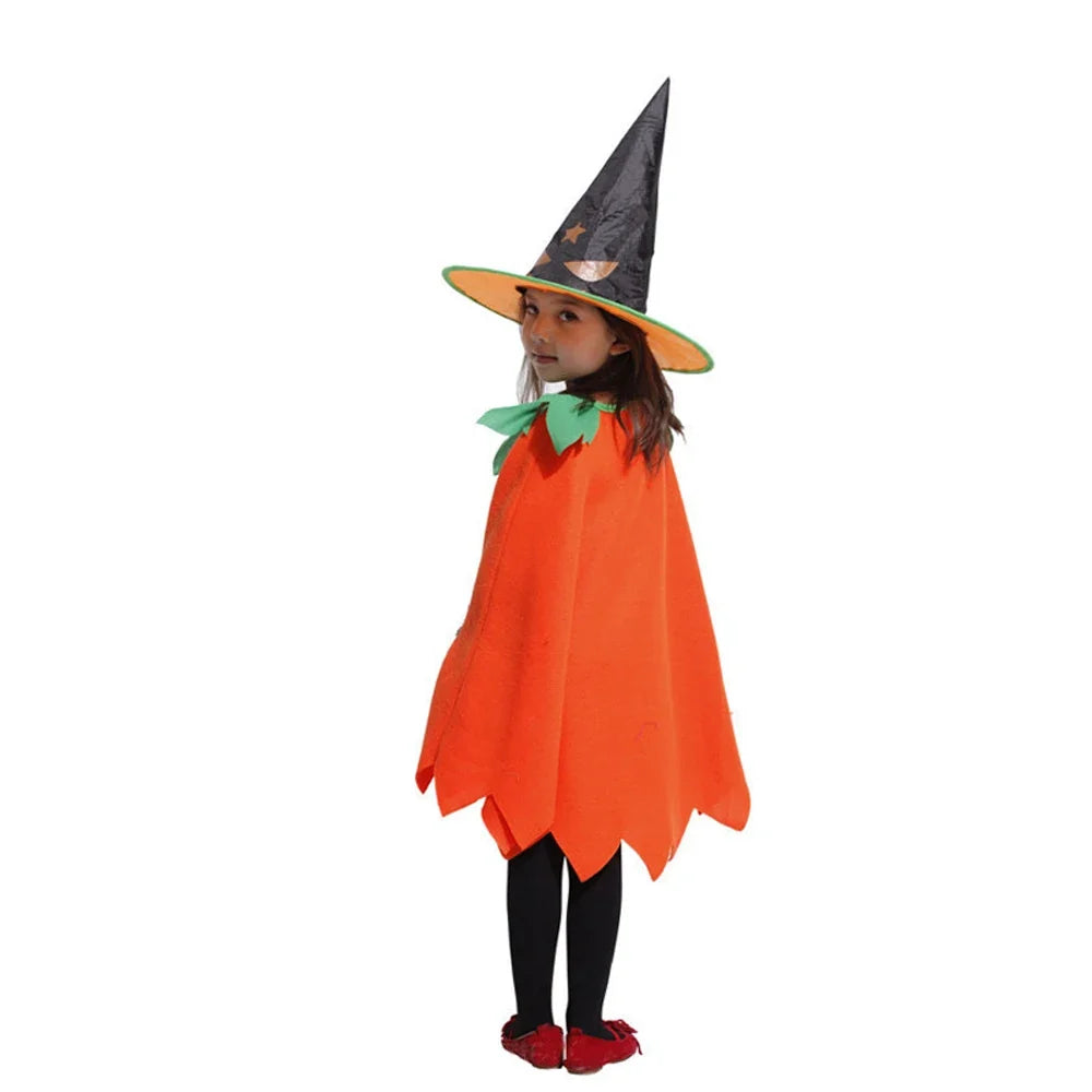 Witch & Pumpkin Halloween Costume for Kids