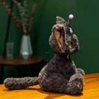 Spooky Black Cat Witch Plush Toys for Halloween Fun